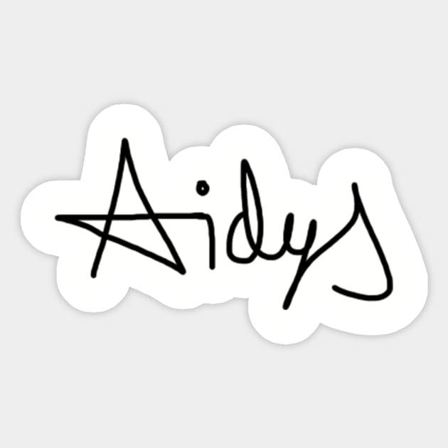 AidyJ Merch Sticker by Aidyj